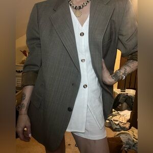 Ole Hansen Oversized Classic Brown Blazer